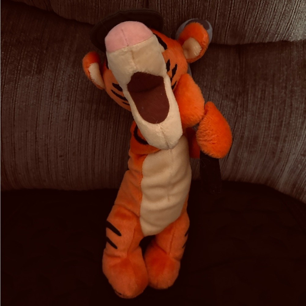 Walt Disney World Winnie the Pooh Tigger Golfer Bean Bag Plush, 10”